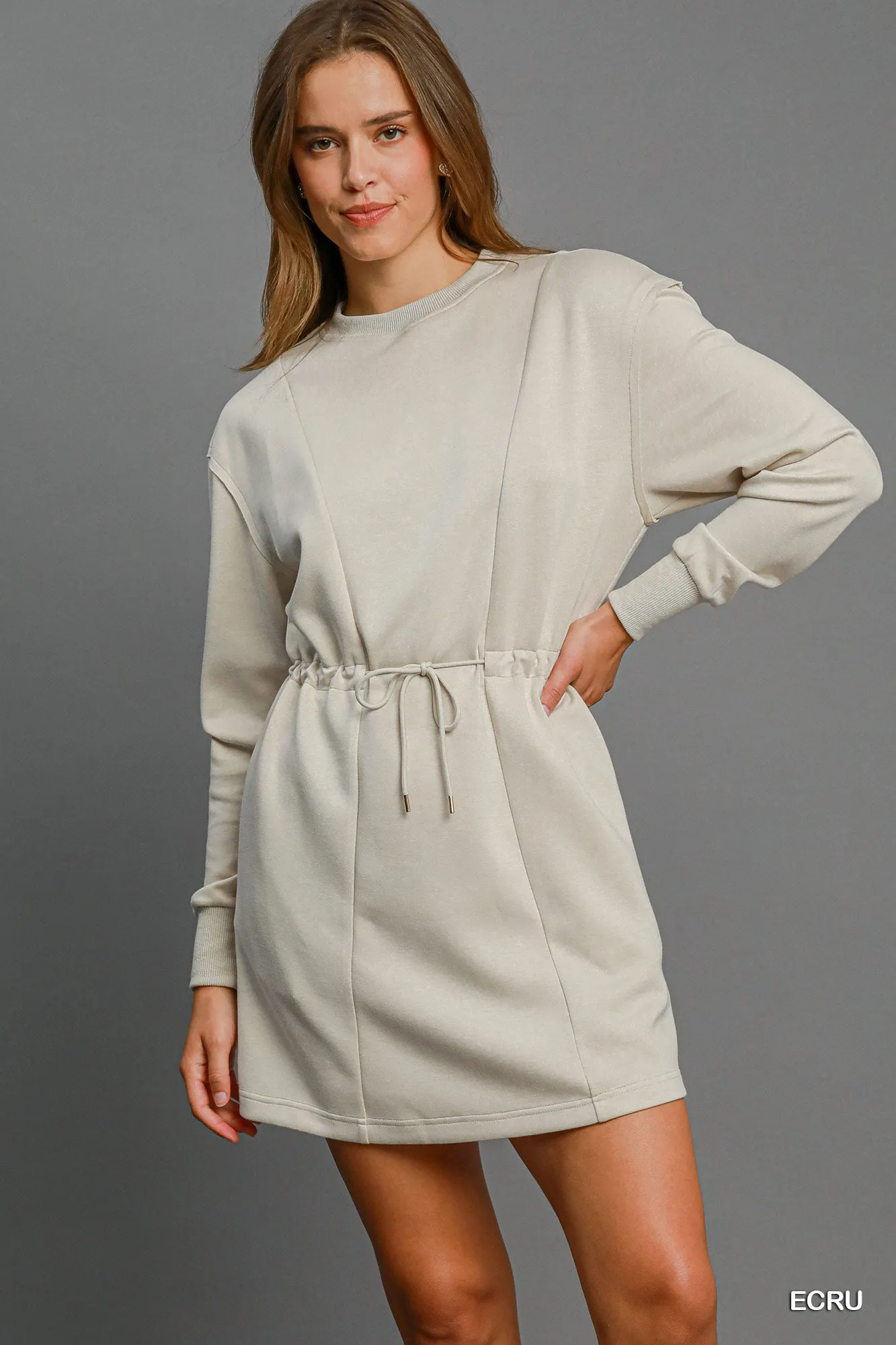 Andrea Dress in Ecru sold by Liz and Honey