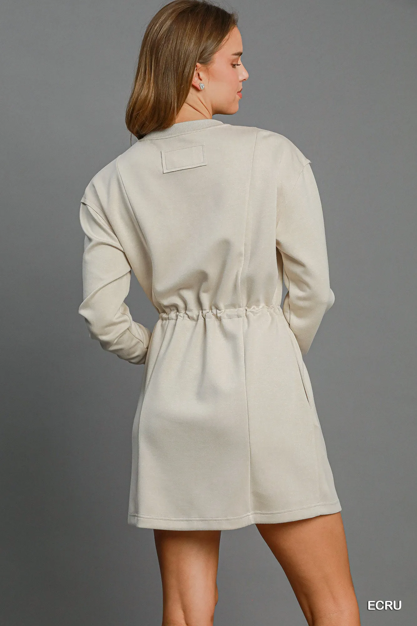 Andrea Dress in Ecru sold by Liz and Honey product image thumbnail 2