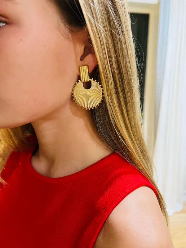 Stellar Gold Earrings sold by Liz and Honey