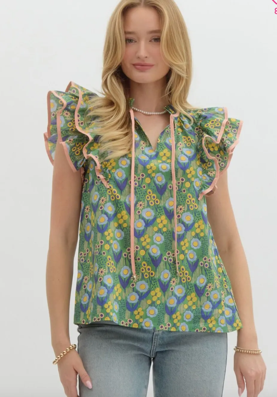 Darcy Top (Ships 1 Week) sold by Liz and Honey