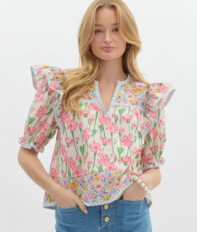 Felicity Top (Ships in 1 Week) sold by Liz and Honey