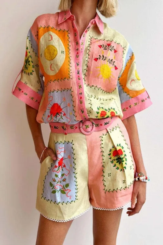 Meghan Short Set SALE (From $82 to $30, NO RETURNS) sold by Liz and Honey