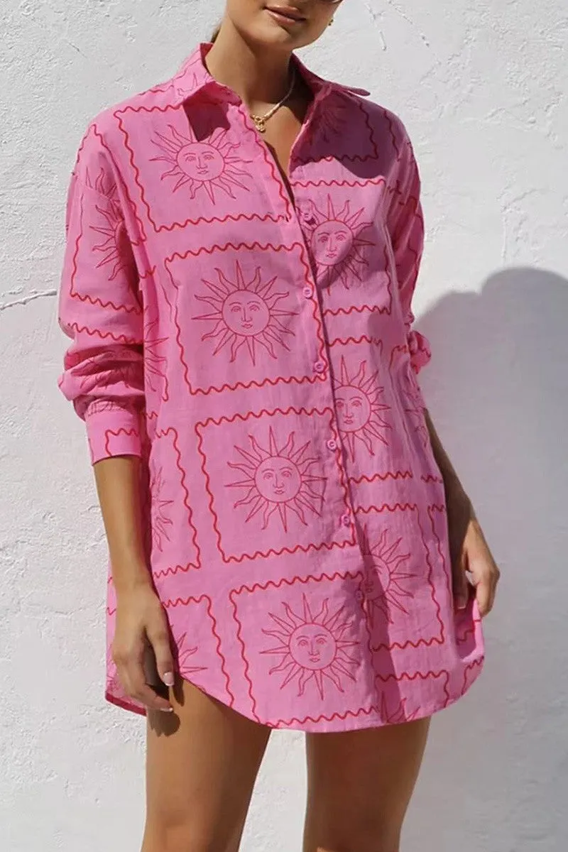 Kira Shirt Dress (Ships 2 Weeks) sold by Liz and Honey