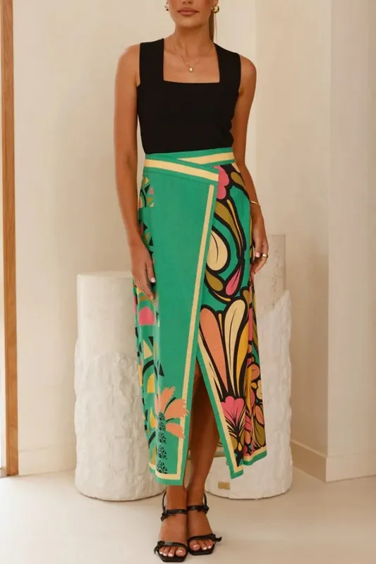 Rowan Wrap Skirt sold by Liz and Honey