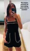 Rita Romper in Black sold by Liz and Honey