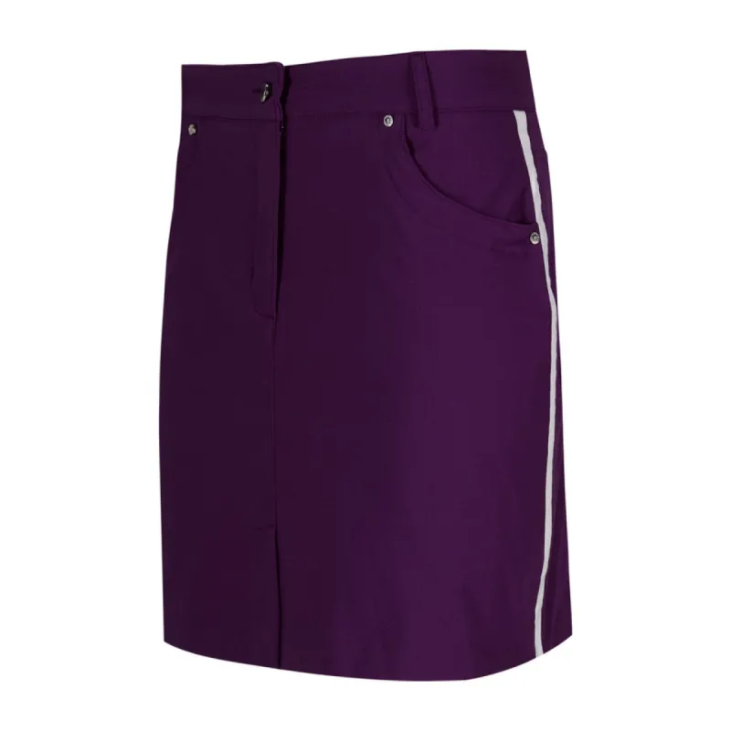 The Stellar Stretch Skort with Stripe 17" sold by LOHLA SPORT
