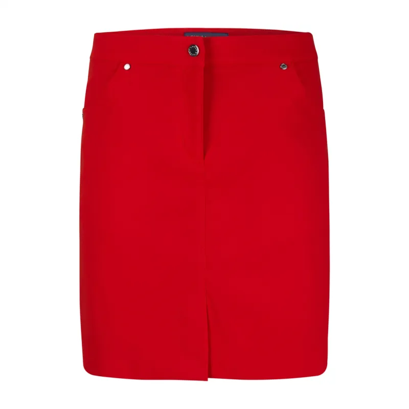 The Stellar Stretch Skort 18" sold by LOHLA SPORT