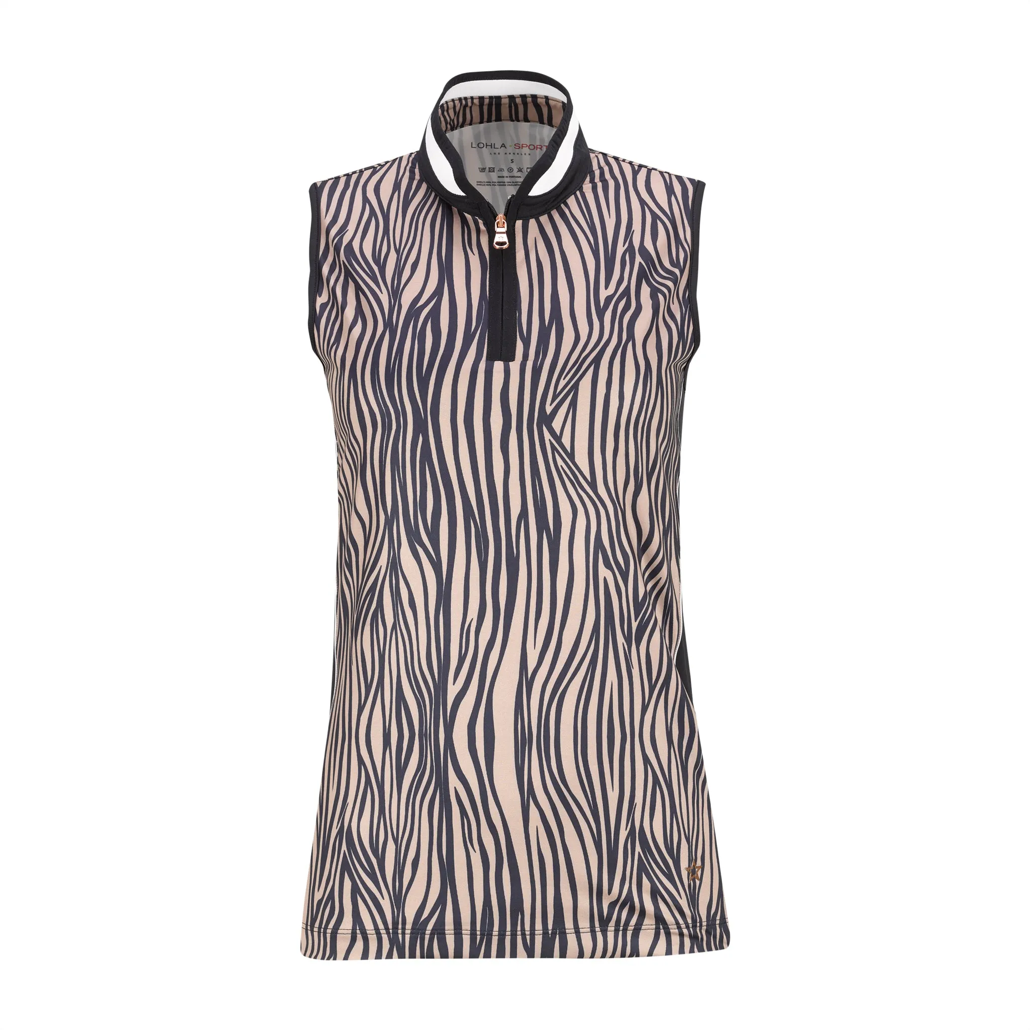 The Zebra Print Sleeveless sold by LOHLA SPORT