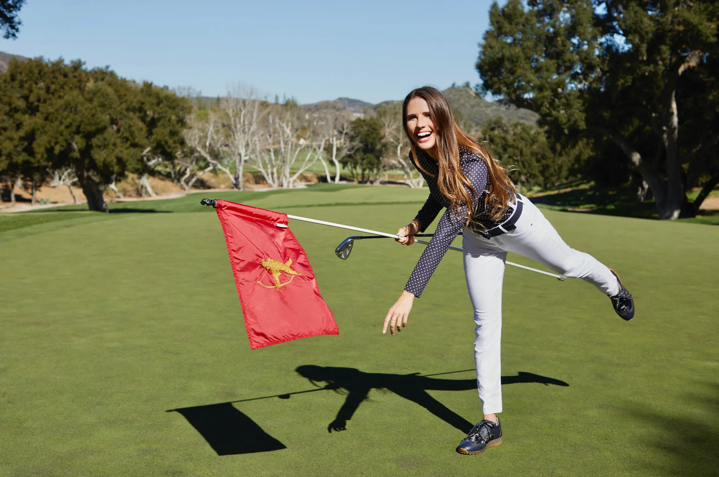 The Polka Dot Long Sleeve Top sold by LOHLA SPORT product image thumbnail 2