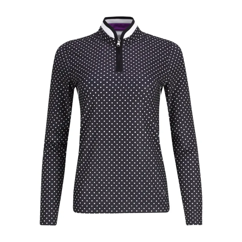 The Polka Dot Long Sleeve Top sold by LOHLA SPORT