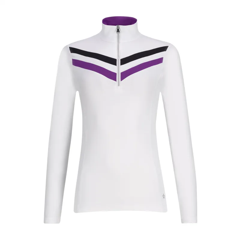 The Julia Multi-Chevron Top sold by LOHLA SPORT