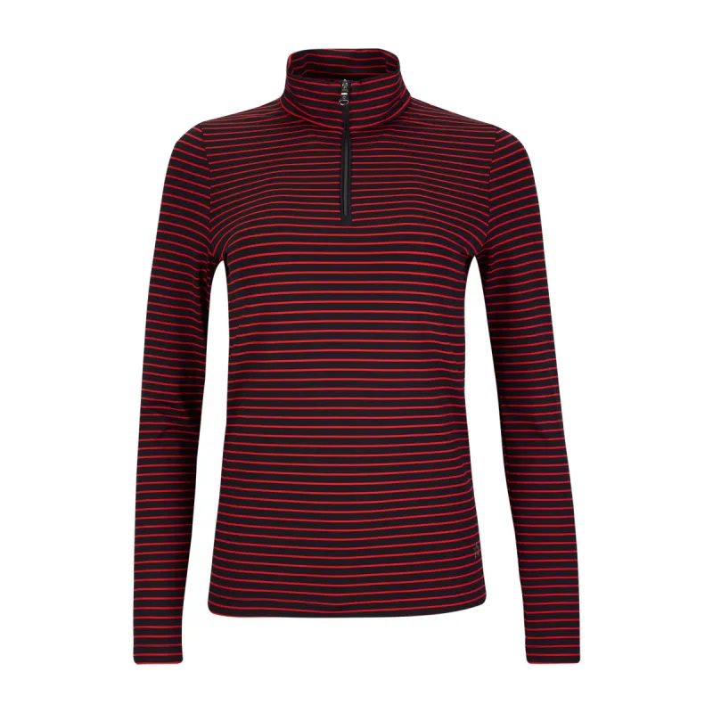 The Sheri Striped Top Navy/Red sold by LOHLA SPORT