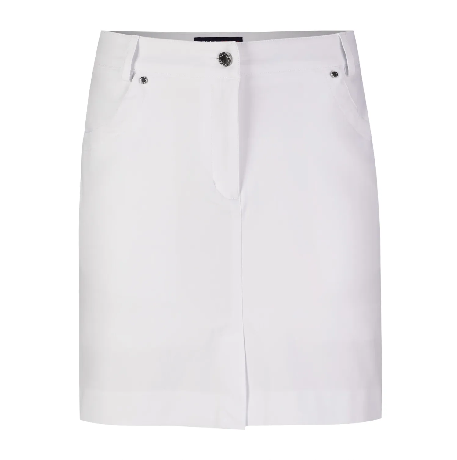The Shorter Stellar Stretch Skort 15" sold by LOHLA SPORT
