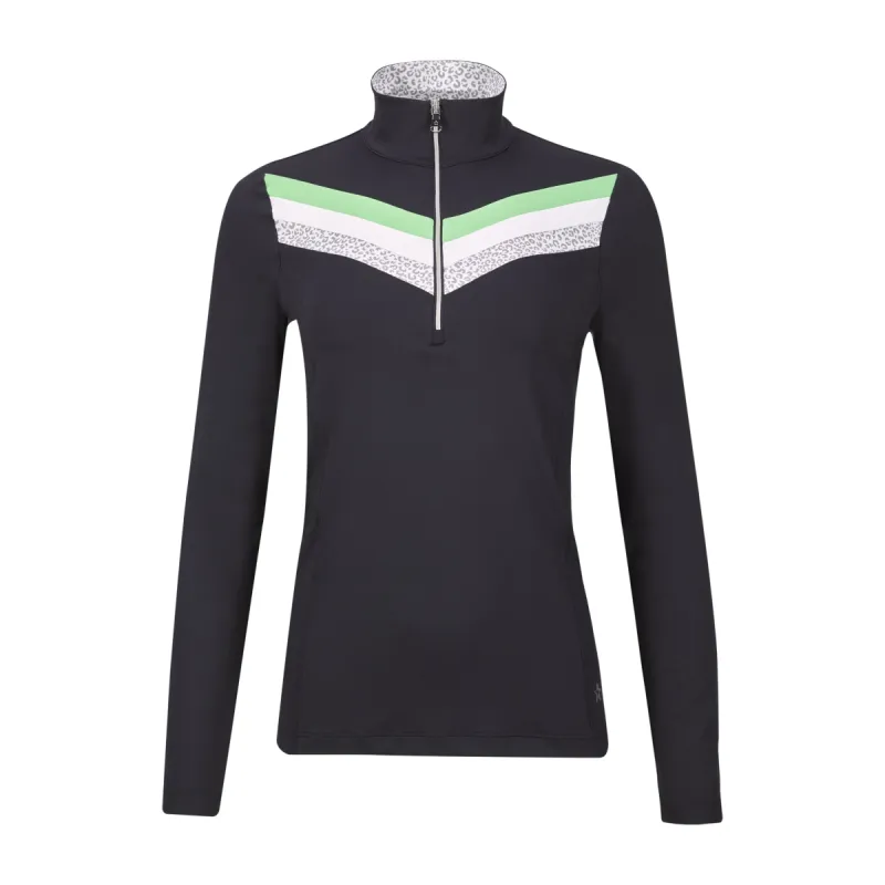 The Julia Multi-Chevron Top sold by LOHLA SPORT