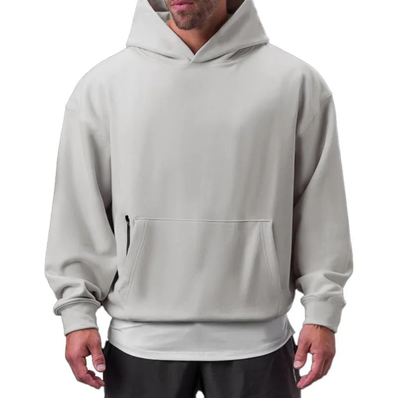 Men's Solid Color Casual Loose Pullover Hoodie 72848862X sold by Manly