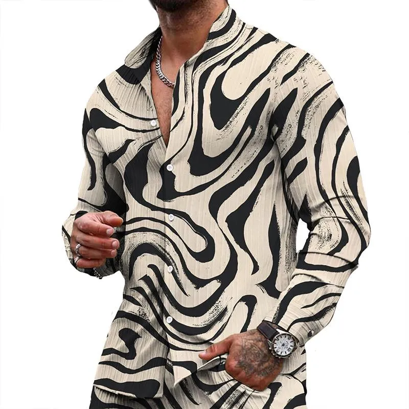 Men's Fashion Street Trend Stand Collar Shirt 10879962TO sold by Manly