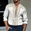 Men's Vintage Marbled Stand Collar Shirt 16885156TO sold by Manly