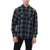 Men's Casual Flannel Check Double Breast Pocket Long Sleeve Shirt 40632384Y sold by Manly