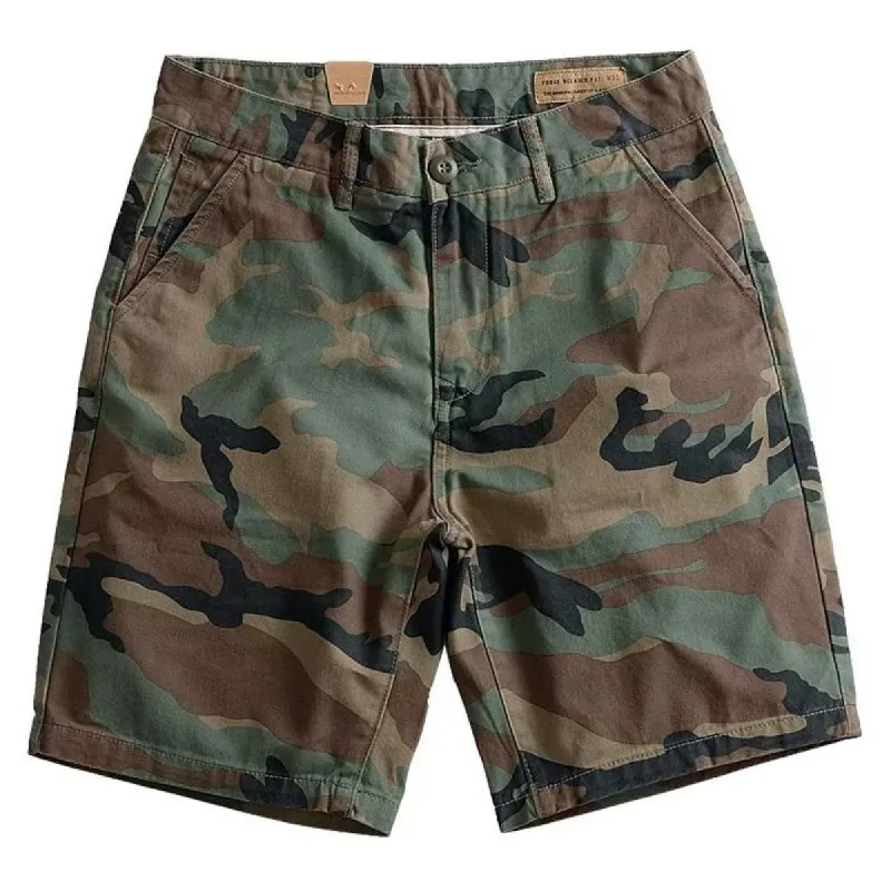 Men's Camouflage Straight Cargo Shorts 38441424Z sold by Manly