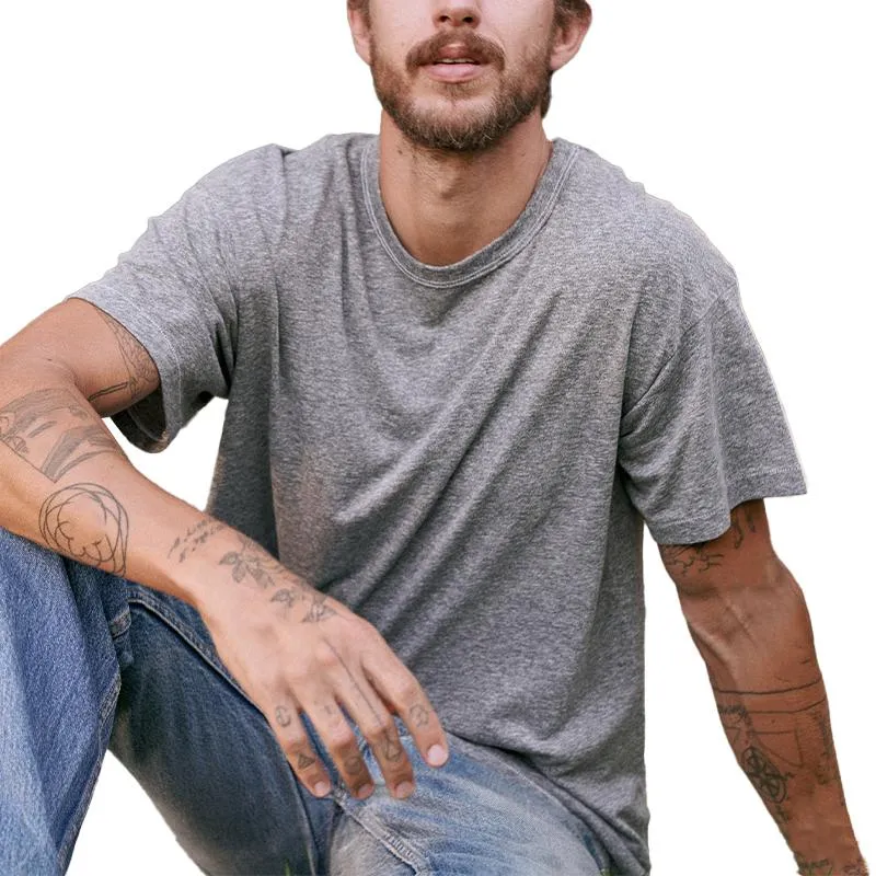 Men's Cotton Blend Round Neck Short Sleeve T-shirt 43482682X sold by Manly