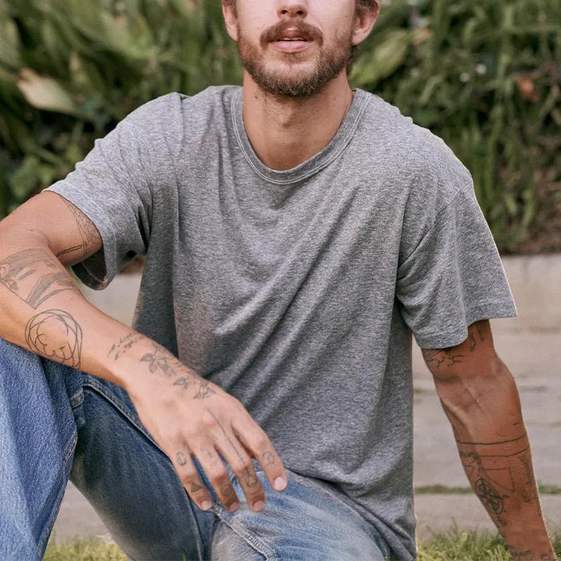 Men's Cotton Blend Round Neck Short Sleeve T-shirt 43482682X sold by Manly product image thumbnail 2