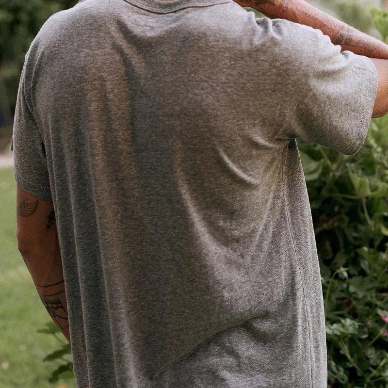 Men's Cotton Blend Round Neck Short Sleeve T-shirt 43482682X sold by Manly product image thumbnail 3