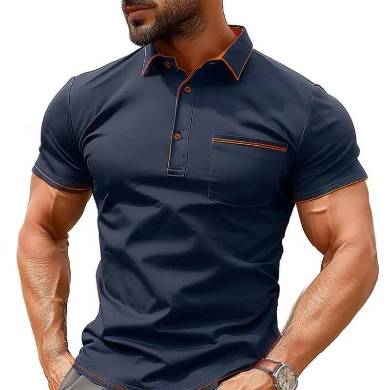 Men's Casual Pullover Waffle Short Sleeve POLO Shirt 67272390X sold by Manly