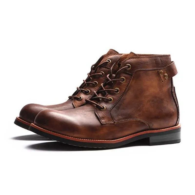 VINTAGE MEN'S LACE-UP MARTIN BOOTS sold by Manly