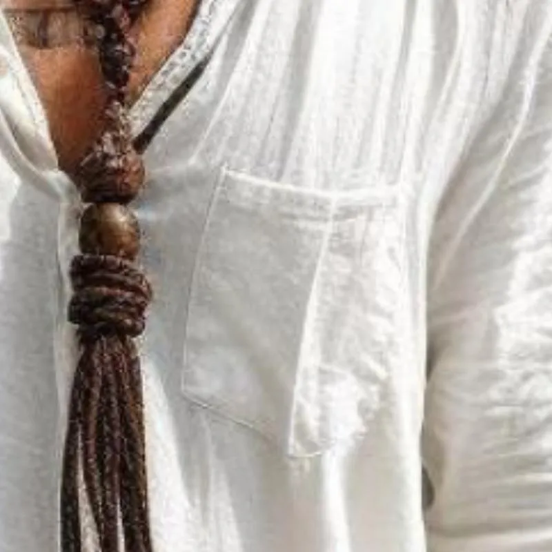 Men's Vintage Casual Pocket Lapel Long Sleeve Shirt 31502198TO sold by Manly product image thumbnail 3