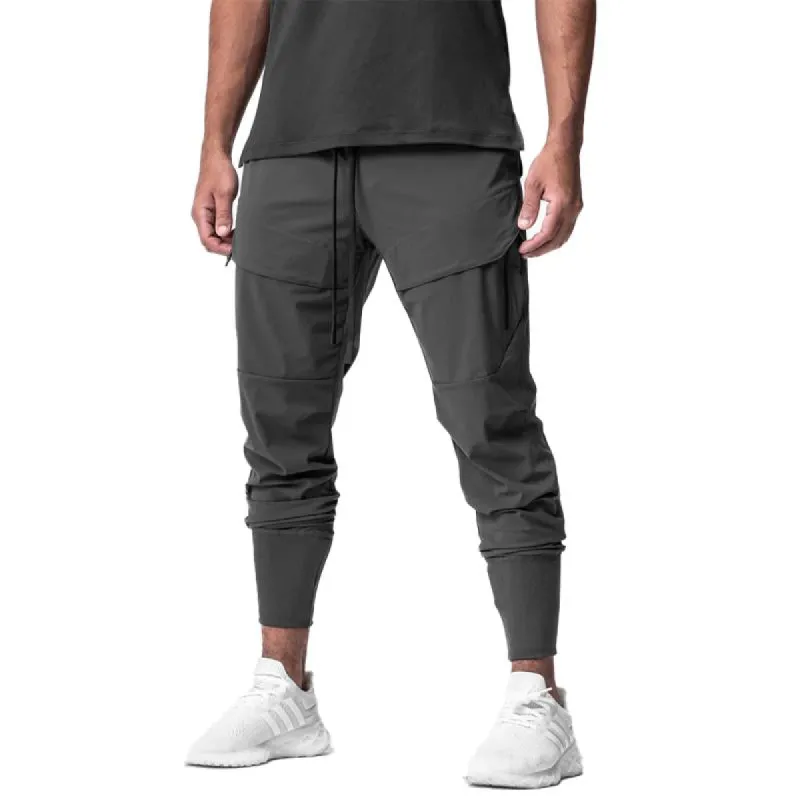 Men's Casual Solid Color Workwear Sports Trousers 41715815X sold by Manly