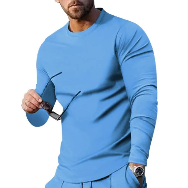 Men's Loose Fit Solid Long Sleeve T-shirt 12886243Z sold by Manly product image thumbnail 5