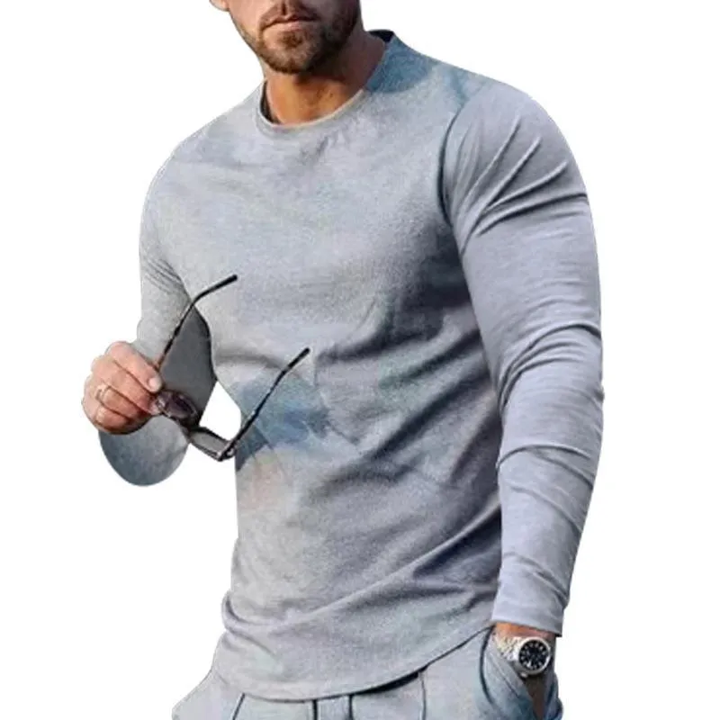 Men's Loose Fit Solid Long Sleeve T-shirt 12886243Z sold by Manly product image thumbnail 3
