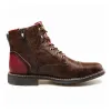 MEN'S PATCHWORK ANKLE BOOTS 27607163W sold by Manly
