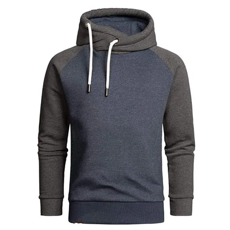 Men's Casual Color Block Loose Hoodie 04837500M sold by Manly product image thumbnail 3