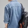 Men's Vintage Patchwork Double Chest Pocket Denim Shirt 09941286Y sold by Manly