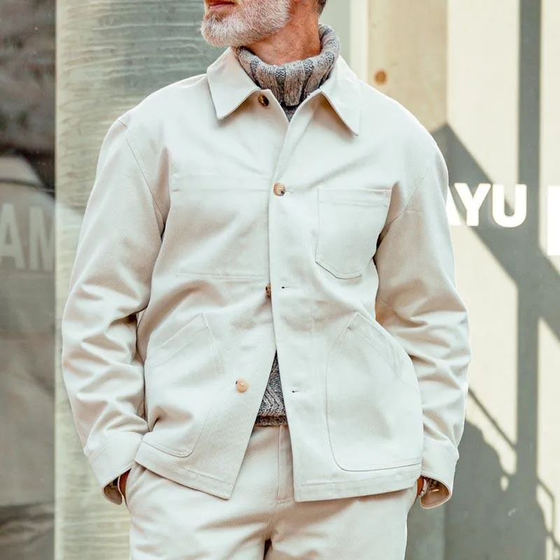 Men's Solid Multi-Pocket Single Breasted Jacket 49869567Y sold by Manly product image thumbnail 4