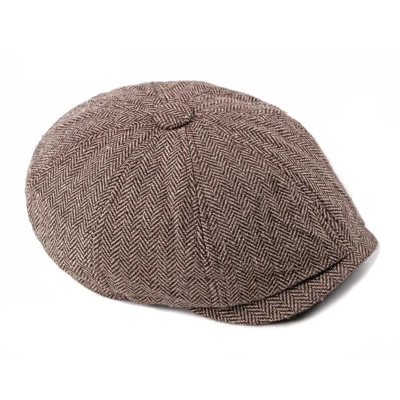 Men's Vintage Check Octagonal Beret 68448037M sold by Manly