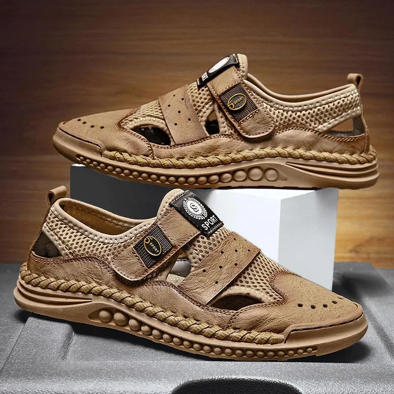 Men's Casual Hollow Mesh Splicing Breathable Outdoor Shoes 18812828M sold by Manly product image thumbnail 5