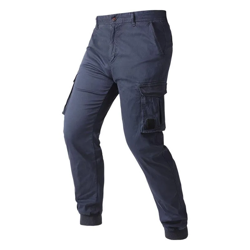 Men's Solid Color Multi-pocket Cargo Pants 70901926Z sold by Manly product image thumbnail 2