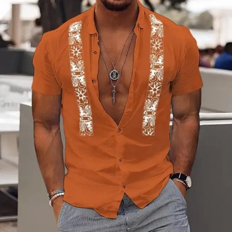 Men's Hawaiian Lapel Short Sleeve Casual Shirt 30705913Z sold by Manly product image thumbnail 5