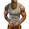 Men's Retro Waffle Colorblock Sports Tank Top 30552526TO sold by Manly
