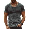 Men's Casual Round Neck Short Sleeve Cotton T-shirt 77054955X sold by Manly