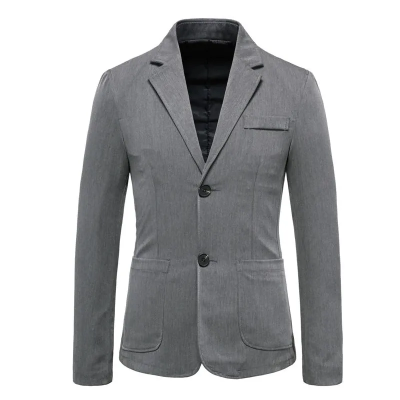 Men's Solid Color Lapel Blazer 81009666X sold by Manly