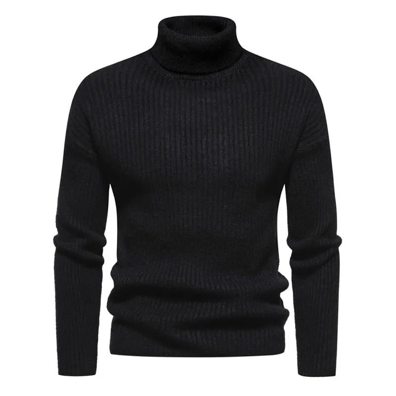 Men's Turtleneck Solid Color Sweater 40059462X sold by Manly
