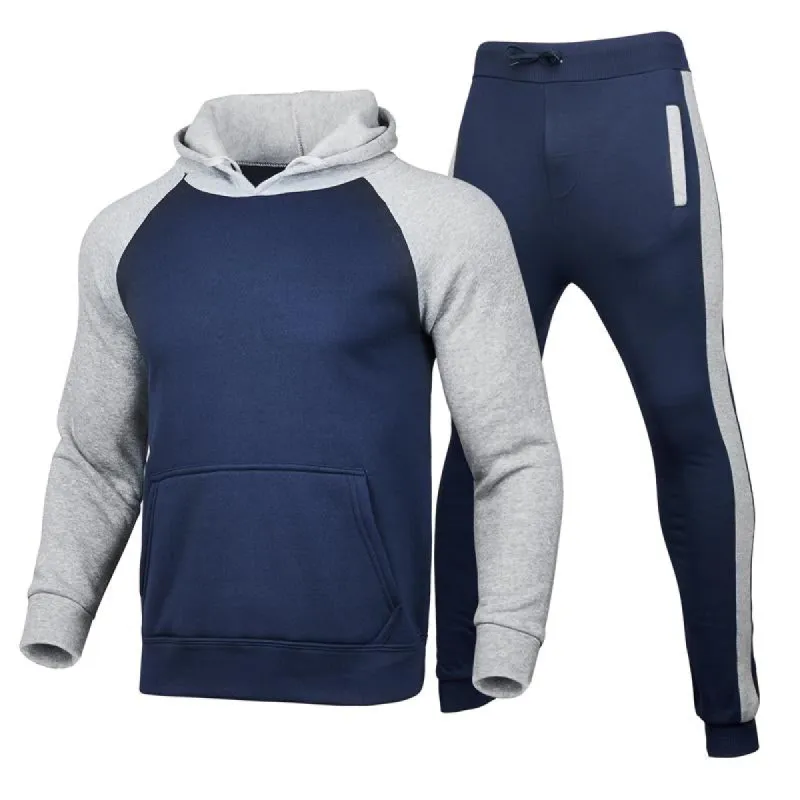 Men's Solid Color Hoodie Set 05265440X sold by Manly