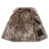 Men's Casual Lapel Fleece Thick Fur All-in-one Trench Coat 43802502M sold by Manly