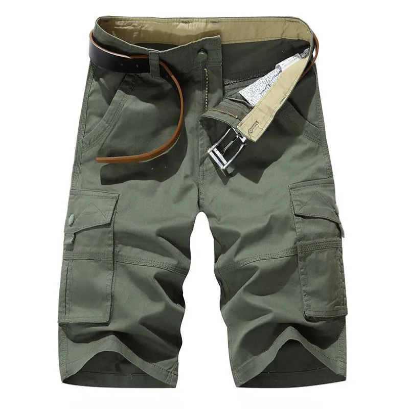 Men's Casual Multi-Pocket Cargo Shorts 49287749Y sold by Manly