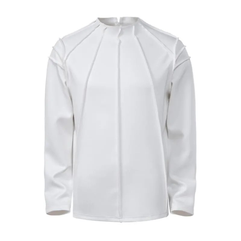 Men's Fashion Patchwork Zipper Half Turtleneck Loose Long Sleeve Sweatshirt 02382533M sold by Manly