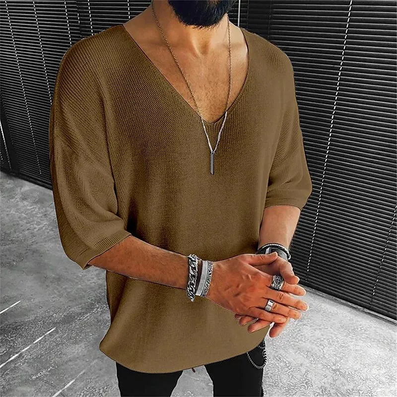 Men's V-neck Sweater T-shirt 89267479X sold by Manly product image thumbnail 2