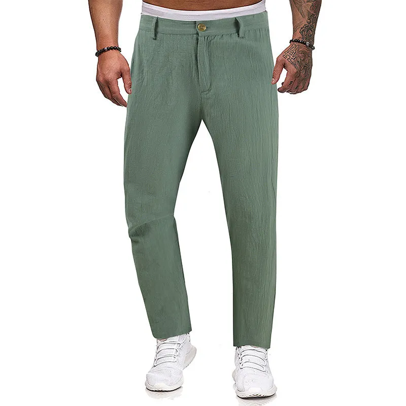 Men's Casual Solid Color Straight Leg Pants 18057213Y sold by Manly product image thumbnail 3